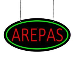 LED Arepas Neon Sign, 16″x8″