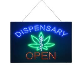 LED Dispensary Open Dot Sign, 24″x16″