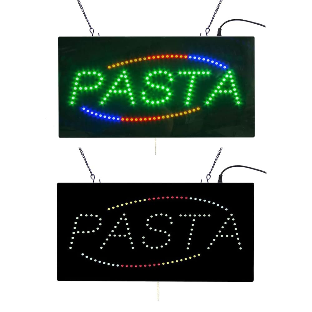 LED Pasta Sign, 19"x9.5" - Image 2