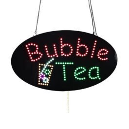 LED Bubble Tea Sign, 27″x15″