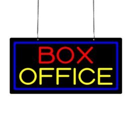 LED Box office Neon Sign, 20″x10″