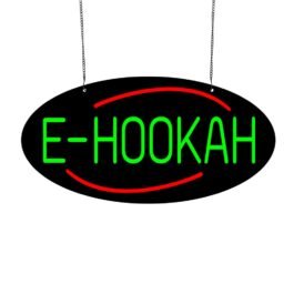 LED E-hookah Neon Sign, 20″x10″
