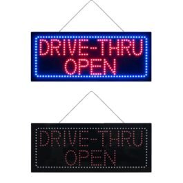LED Drive-Thru Open Sign, 32″x13″