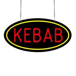LED Kebab Neon Sign, 16″x8″