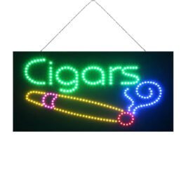 LED Cigars Dot Sign, 24″x12″