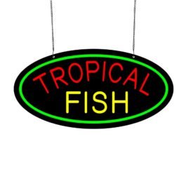 LED Tropical Fish Neon Sign, 24″x12″