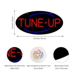 LED Tune up Neon Sign, 20″x10″