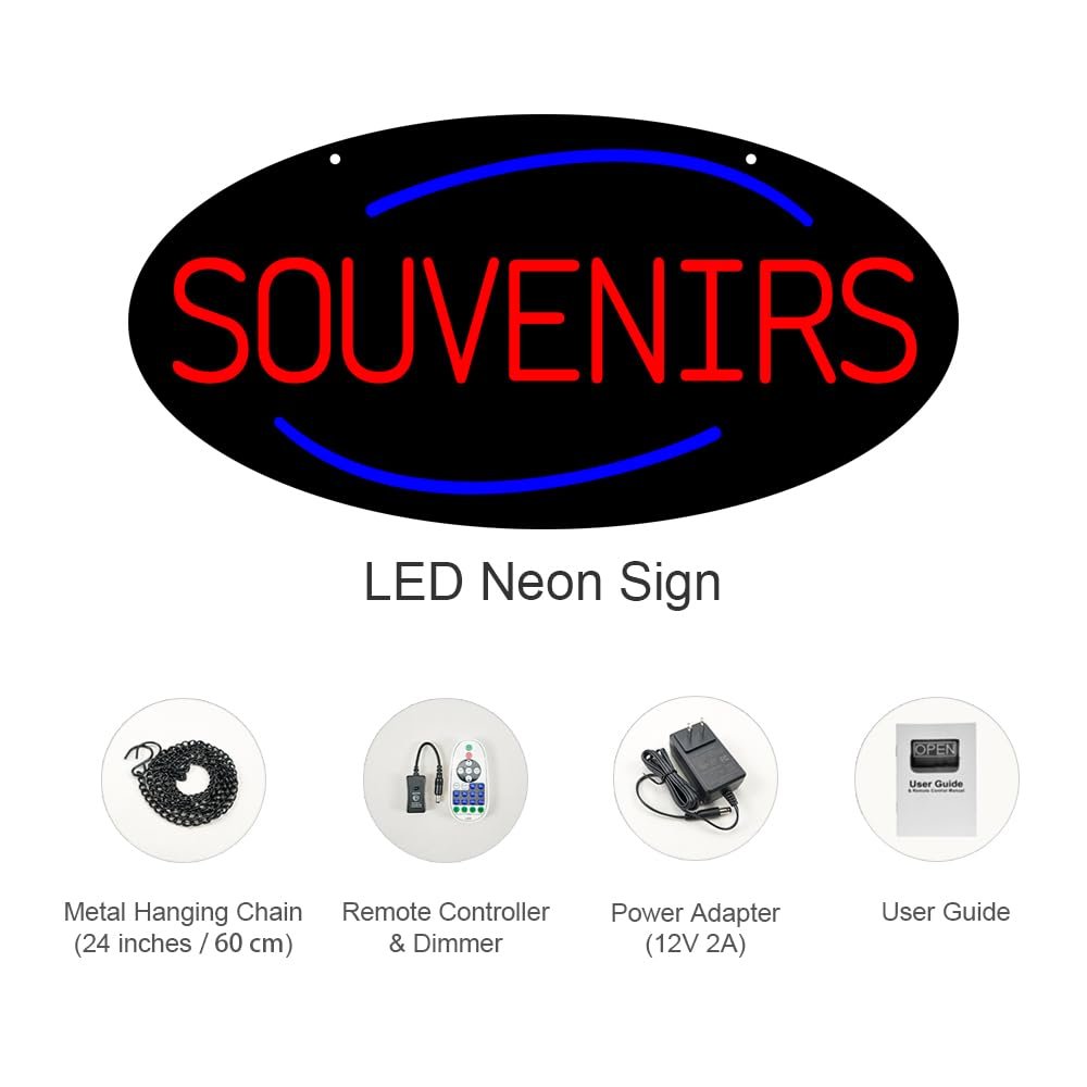 LED Souvenirs neon Sign, 20"x10" - Image 4