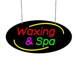 LED Waxing Spa Neon Sign, 20″x10″