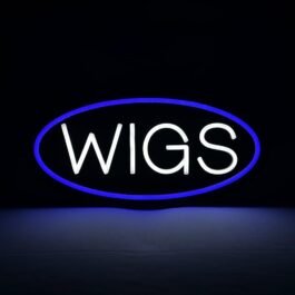 LED Wigs Neon Sign, 16″x8″