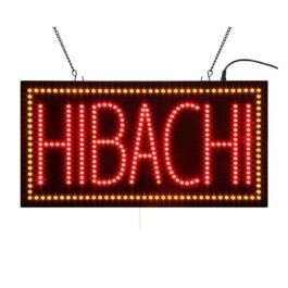 LED Hibachi Neon Sign, 24″x12″