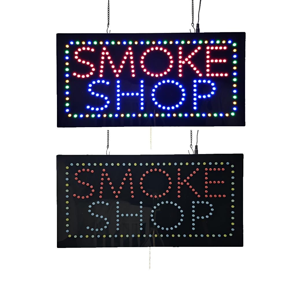 LED Smoke Shop Sign, 24"x12" - Image 3