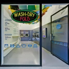 LED Wash Dry Fold Sign, 24″x12″