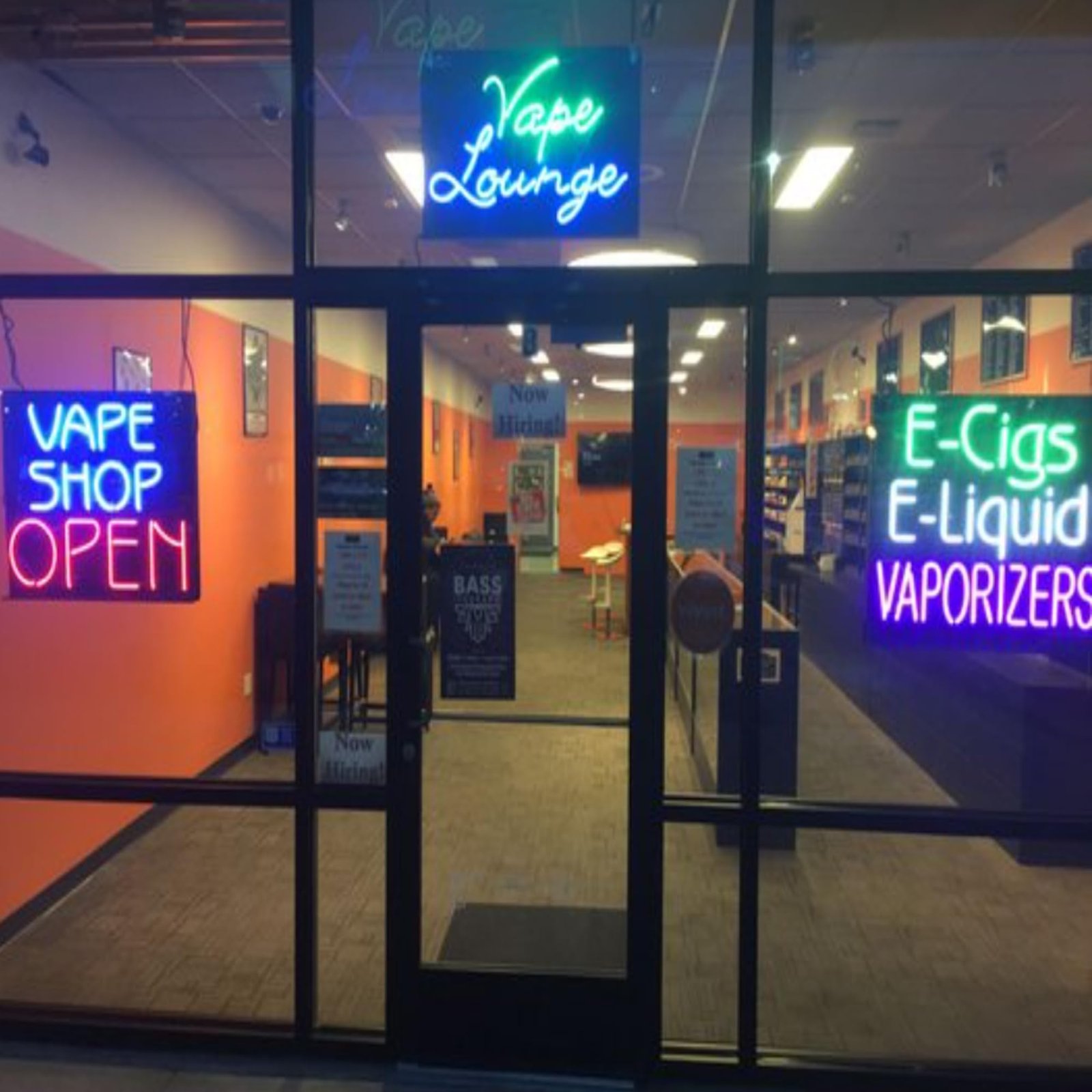 LED E-Cigs E-Liquid Vaporizers Neon Sign, 16"x16" - Image 3