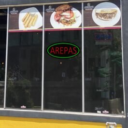 LED Arepas Neon Sign, 16″x8″