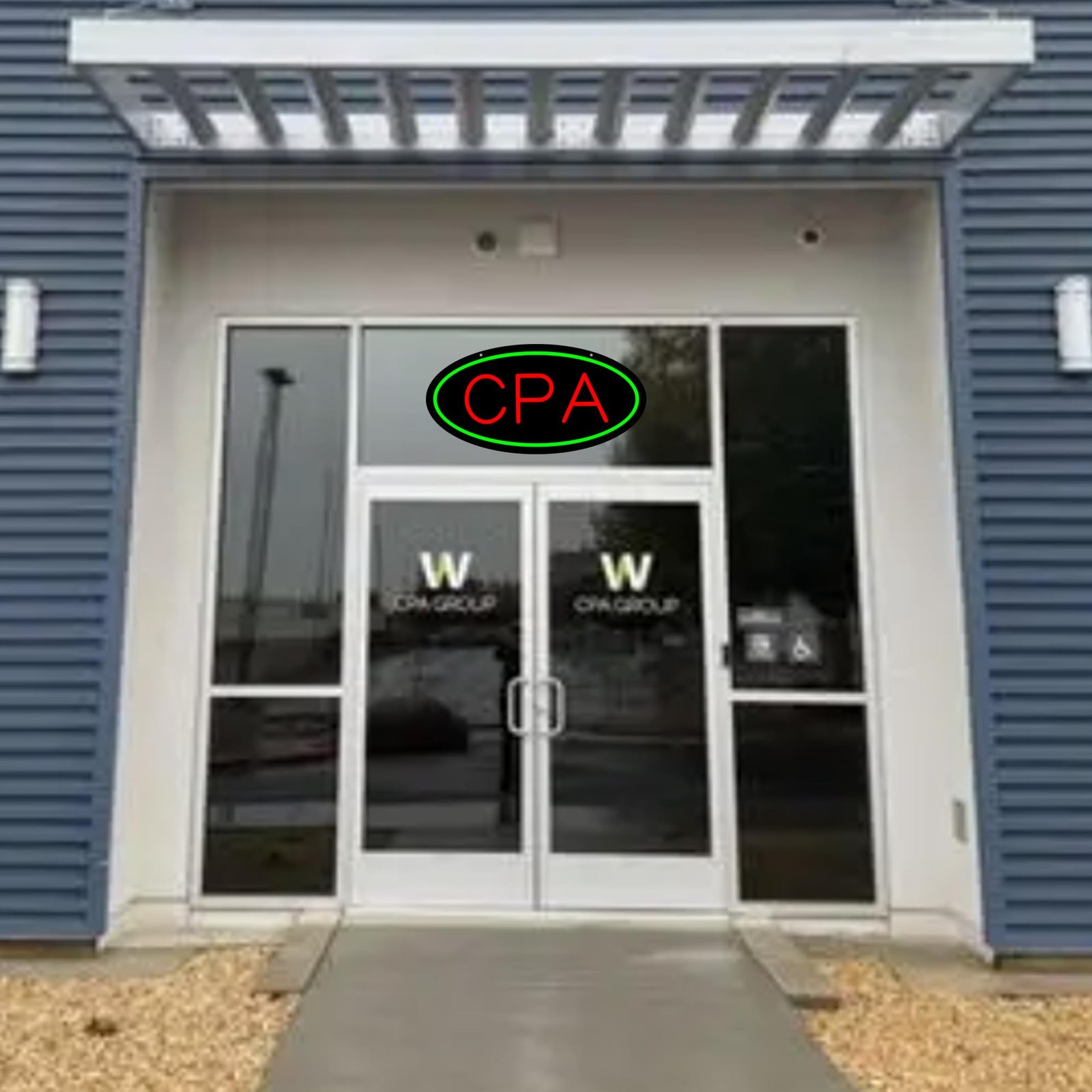 LED Cpa Neon Sign, 20"x10" - Image 2