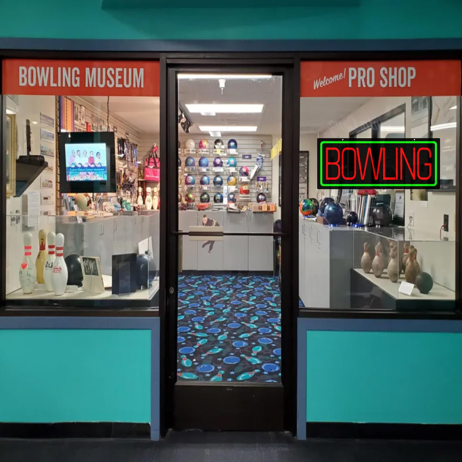 LED Bowling Neon Sign, 20"x8.3" - Image 2