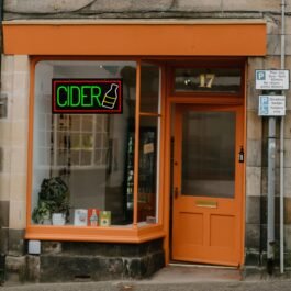 LED Cider Neon Sign, 20″x10″