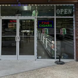 LED Fine Cigars Neon Sign, 20″x10″