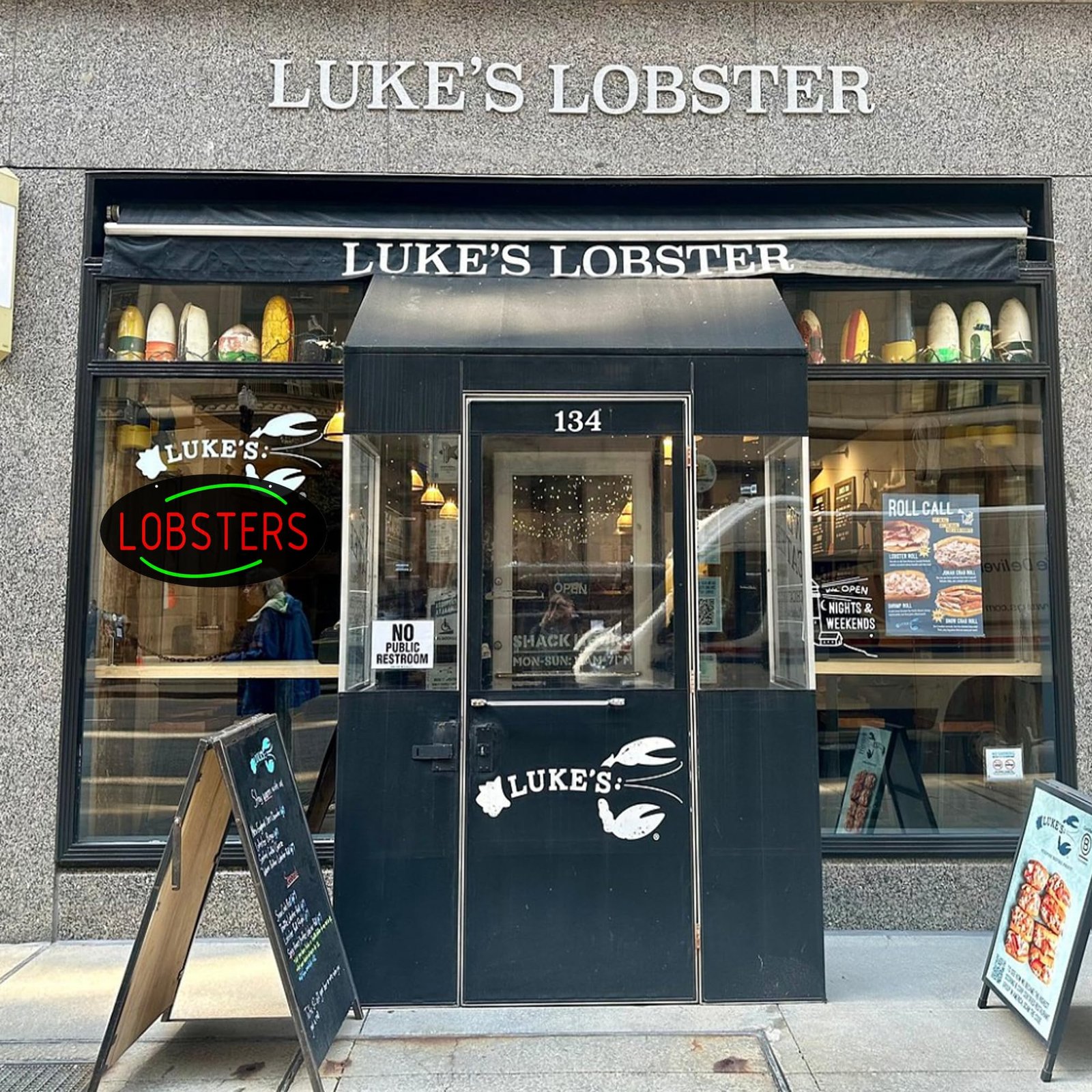 LED Lobsters Neon Sign, 20"x10" - Image 2