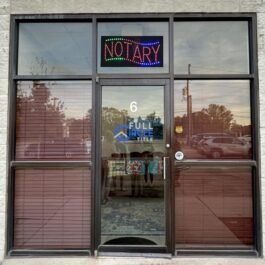 LED Notary Dot Sign, 19″x9.5″
